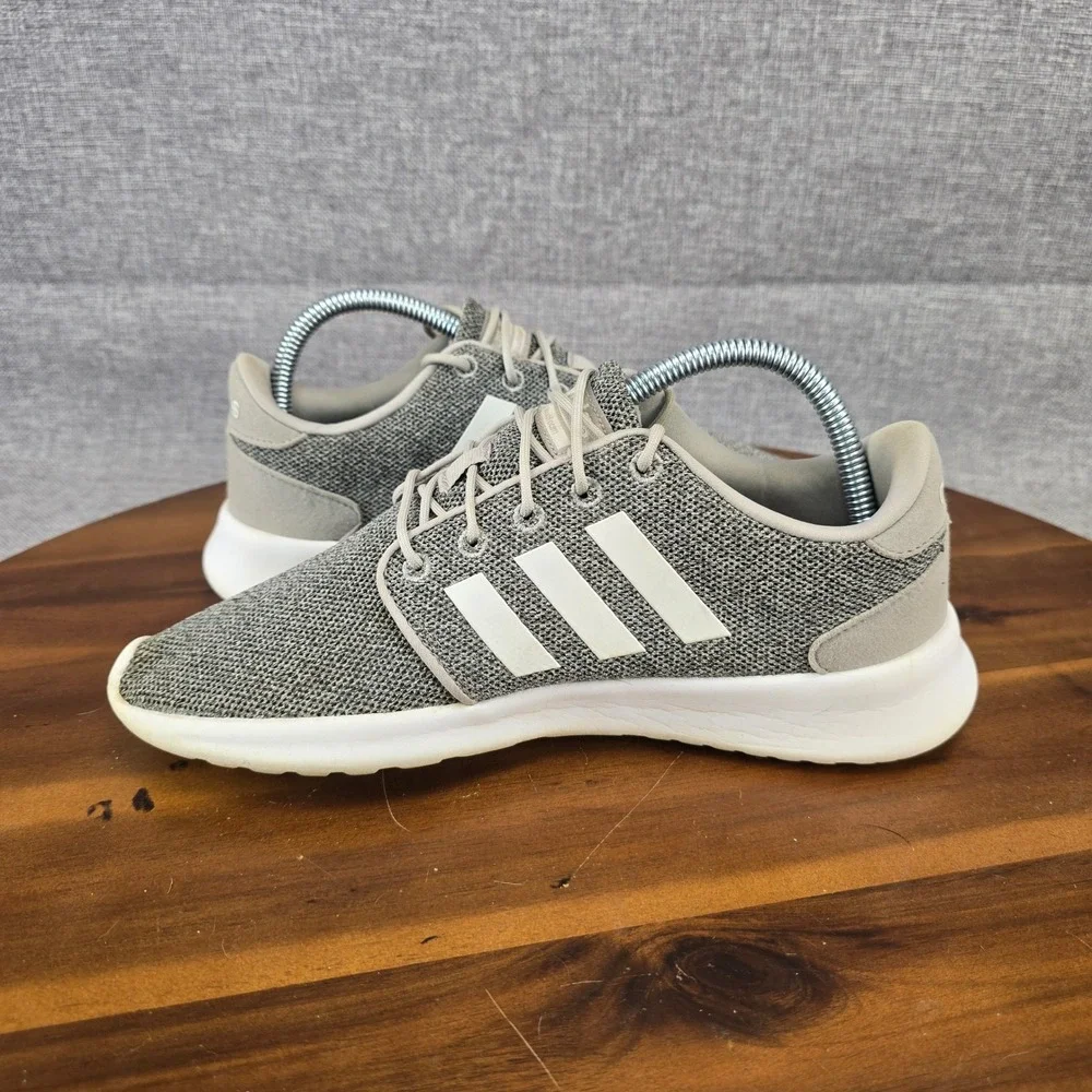 Adidas Cloudfoam QT Flex‎ Womens Grey White Running Sneakers AW4313 Size 7.5